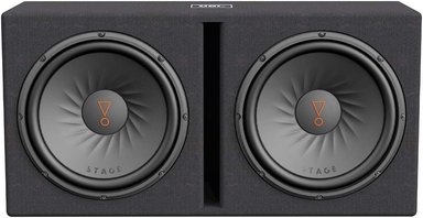 PARLANTE JBL CARCASA DOBLE PUERTO AUDIO AUTOMOVIL 12 PULGADAS COLOR NEGRO - 2