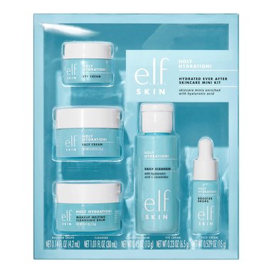 MINIKIT CUIDADO PIEL E.L.F. COSMETICS SKIN HYDRATED EVER AFTER LIMPIADOR DESMAQUILLAJE HIDRATANTE Y CREMA DE OJOS