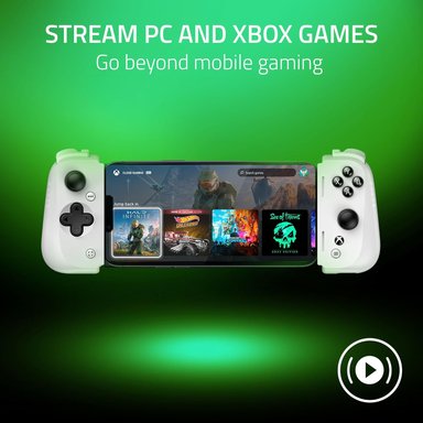 CONTROLADOR JUEGOS RAZER MULTIPLATAFORMA KISHI V2 MÓVIL PARA IPHONE SERIE XBOX BLANCO - 5