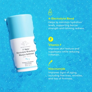 MASCARILLA FACIAL DRUNK ELEPHANT ACUOSA CON ELECTROLITOS F-BALM™ 1.69 OZ/ 50 ML - 6