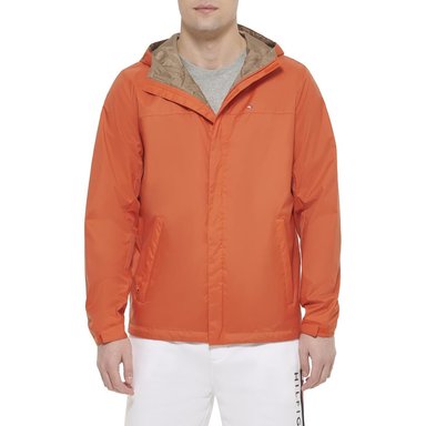 CASACA TOMMY HILFIGER CON CAPUCHA LIGERA Y TRANSPIRABLE PARA HOMBRE - 1