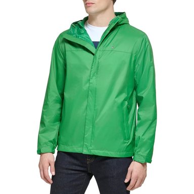 CASACA TOMMY HILFIGER CON CAPUCHA LIGERA Y TRANSPIRABLE PARA HOMBRE - 1
