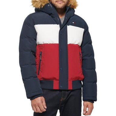 CASACA TOMMY HILFIGER BOMBER ACOLCHADA DE TELA ÁRTICA PARA HOMBRE