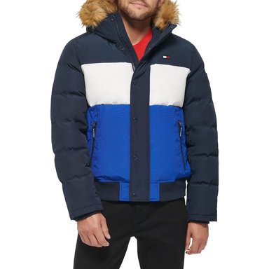 CASACA TOMMY HILFIGER BOMBER ACOLCHADA DE TELA ÁRTICA PARA HOMBRE - 1