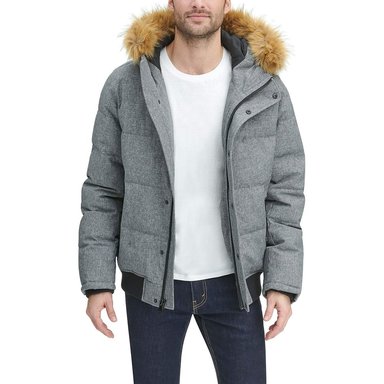 CASACA TOMMY HILFIGER BOMBER ACOLCHADA DE TELA ÁRTICA PARA HOMBRE - 1