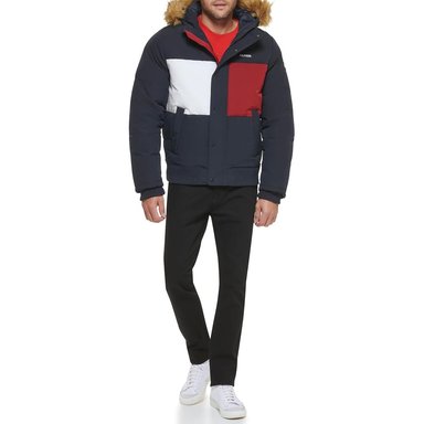CASACA TOMMY HILFIGER BOMBER ACOLCHADA DE TELA ÁRTICA PARA HOMBRE - 2