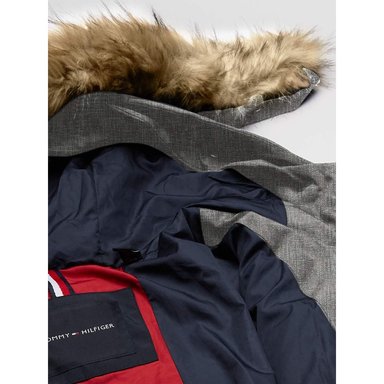 CASACA TOMMY HILFIGER BOMBER ACOLCHADA DE TELA ÁRTICA PARA HOMBRE - 3