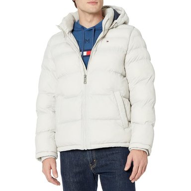 CASACA TOMMY HILFIGER ACOLCHADA CON CAPUCHA PARA HOMBRE