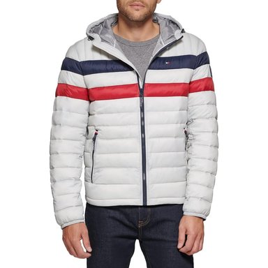 CASACA TOMMY HILFIGER ACOLCHADA RESISTENTE AL AGUA PARA HOMBRE - 1