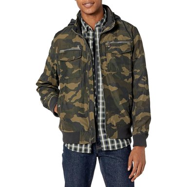 CHAQUETA HOMBRE TOMMY HILFIGER BOMBER RESISTENTE AL AGUA ESTÁNDAR Y GRANDE Y ALTO