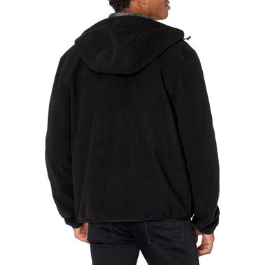 CASACA TOMMY HILFIGER DE FORRO POLAR CON CAPUCHA PARA HOMBRE - 3