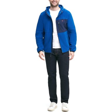 CASACA TOMMY HILFIGER DE FORRO POLAR CON CAPUCHA PARA HOMBRE - 4