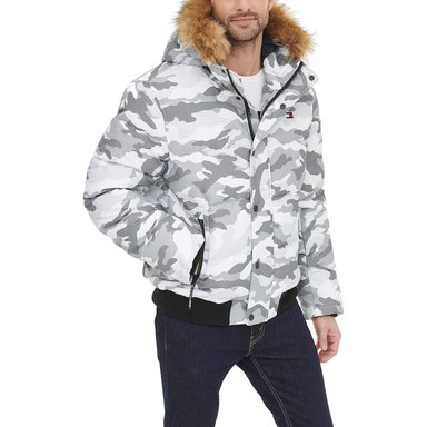 CHAQUETA HOMBRE TOMMY HILFIGER BOMBER ACOLCHADA DE TELA ÁRTICA