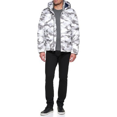 CASACA TOMMY HILFIGER ACOLCHADA CON CAPUCHA PARA HOMBRE - 3