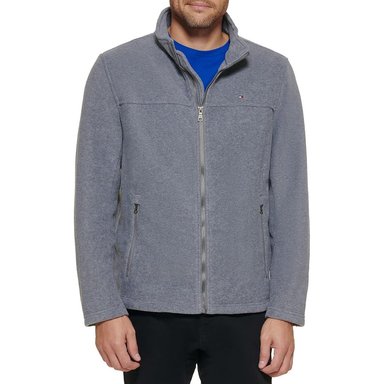 CASACA TOMMY HILFIGER DE FORRO POLAR CON CREMALLERA PARA HOMBRE - 1