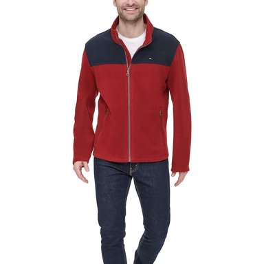 CASACA TOMMY HILFIGER DE FORRO POLAR CON CREMALLERA PARA HOMBRE - 1