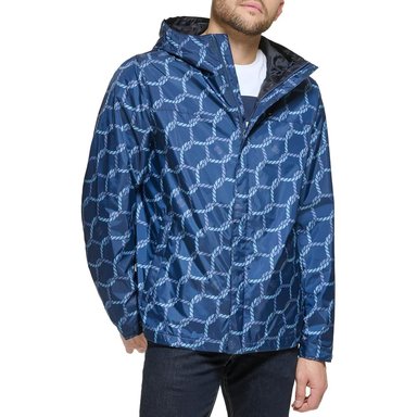 CASACA TOMMY HILFIGER CON CAPUCHA LIGERA Y TRANSPIRABLE PARA HOMBRE - 1
