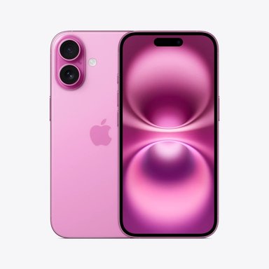 IPHONE 16 128GB ROSADO + CARGADOR 20W - 1