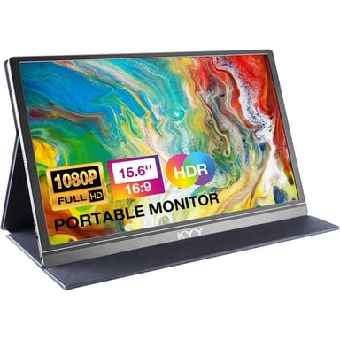 MONITOR FHD 15.6" KYY K3 PORTATIL 1080P USB-C - 1