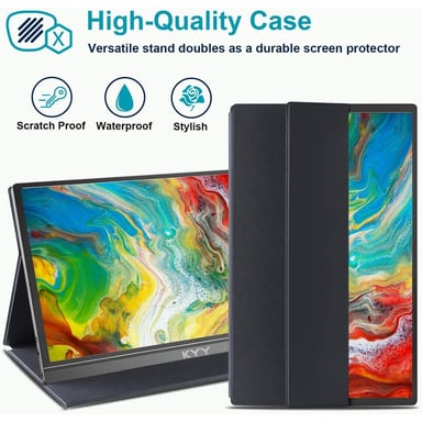 MONITOR FHD 15.6" KYY K3 PORTATIL 1080P USB-C - 4