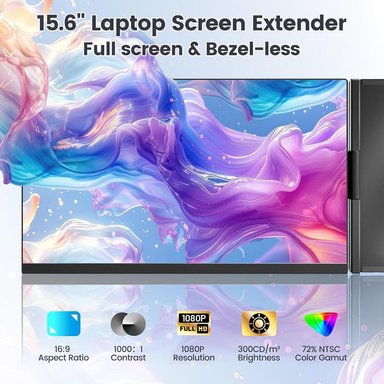 EXTENSION DE PANTALLA IPS FULL HD 14.2" PORTATIL TRIPLE LAPTOP - 6