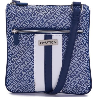 NAUTICA | BOLSO NORTE-SUR LAKESIDE SIGNATURE JACQUARD CROSSBODY