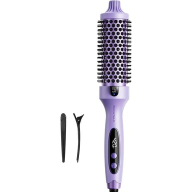 WAVYTALK CEPILLO TÉRMICO 1.5” TURMALINA CON IONES Y CONTROL DE CALOR - 1