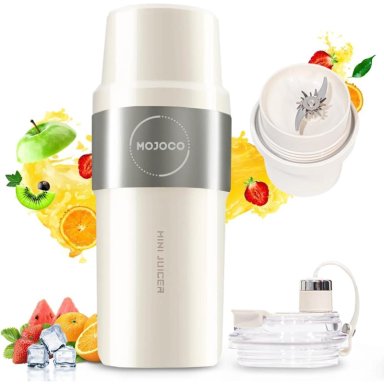 MOJOCO LICUADORA PERSONAL AL VACÍO RECARGABLE PARA FRUTAS Y VERDURAS