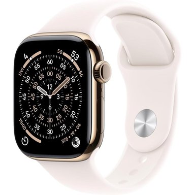 APPLE WATCH SERIES 11 GOLD TITANIO (GPS + CELLULAR 42MM) + SPORT BAND LIGHT BLUSH S/M