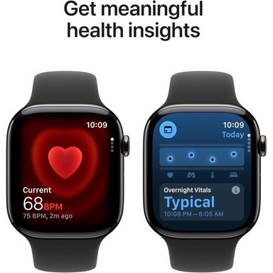 APPLE WATCH SERIES 11 (GPS + CELLULAR 46MM) | SLATE TITANIO + SPORT BAND BLACK M-L - 4