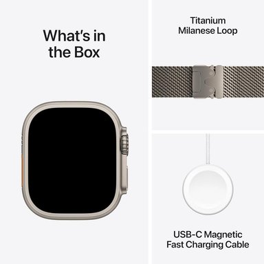 APPLE WATCH ULTRA 3 (GPS + CELLULAR 49MM) | NATURAL TITANIO + MILANESE LOOP NATURAL TITANIO M - 6