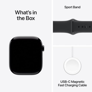 APPLE WATCH SERIES 11 JET BLACK ALUMINIO (GPS + CELLULAR 46MM) + SPORT BAND BLACK M/L - 6