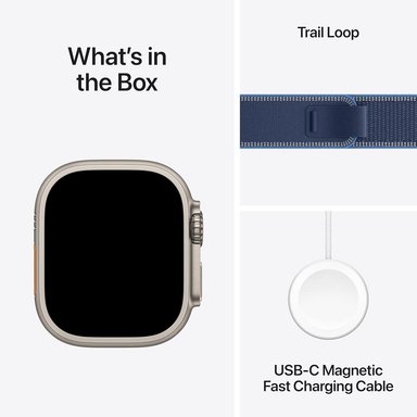 APPLE WATCH ULTRA 3 (GPS + CELLULAR 49MM) | NATURAL TITANIO + TRAIL LOOP AZUL S - 6