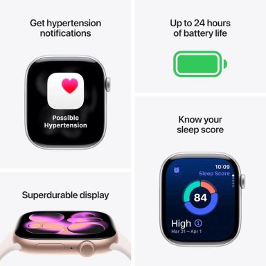 APPLE WATCH SERIES 11 SILVER ALUMINIO (GPS 46MM) + SPORT BAND PURPLE FOG M/L - 2