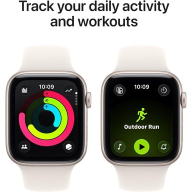 APPLE WATCH SE 3 (GPS 44MM) | STARLIGHT ALUMINIO + SPORT BAND STARLIGHT M-L - 5
