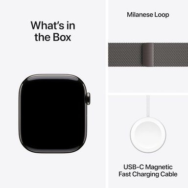 APPLE WATCH SERIES 11 (GPS + CELLULAR 46MM) | SLATE TITANIO + MILANESE LOOP SLATE M-L - 6