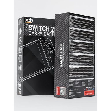 ESTUCHE DE VIAJE PROTECTOR PARA NINTENDO SWITCH 2 ORZLY | NEGRO - 3