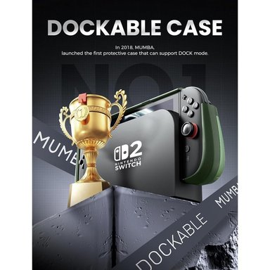 FUNDA PARA NINTENDO SWITCH 2 MUMBA | VERDE - 2