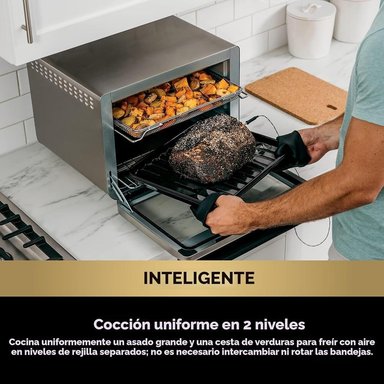 NINJA HORNO DE AIRE FOODI DT251 XL 10 EN 1, 4.85 LB / 2.2 KG | PLATEADO - 4