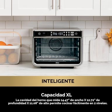 NINJA HORNO DE AIRE FOODI DT251 XL 10 EN 1, 4.85 LB / 2.2 KG | PLATEADO - 5