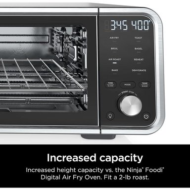 NINJA HORNO DE ENCIMERA AIR FRY PRO SP201 8 EN 1, 60.7 OZ / 1.8 L | PLATEADO - 6