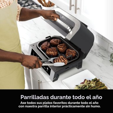 NINJA PARRILLA FOODI SMART XL DG551 6 EN 1, 4 QT / 3.78 L | NEGRO/PLATEADO - 3