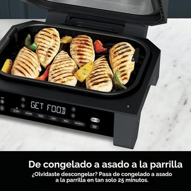 NINJA PARRILLA FOODI SMART XL DG551 6 EN 1, 4 QT / 3.78 L | NEGRO/PLATEADO - 6