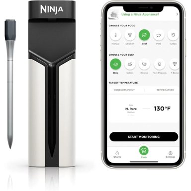 NINJA TERMÓMETRO PROCHEF BLUETOOTH WP100, INALÁMBRICO, PARA CARNES Y PARRILLAS - 1