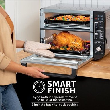 NINJA HORNO DOBLE INTELIGENTE DCT451 12 EN 1 60.7 OZ / 1.8 L | ACERO INOXIDABLE - 5