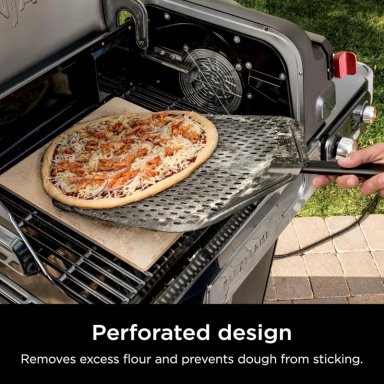 NINJA FLEXFLAME XSKXLPIZAPEL, PALA PARA PIZZA PERFORADA 16' ALUMINIO | XL - 2