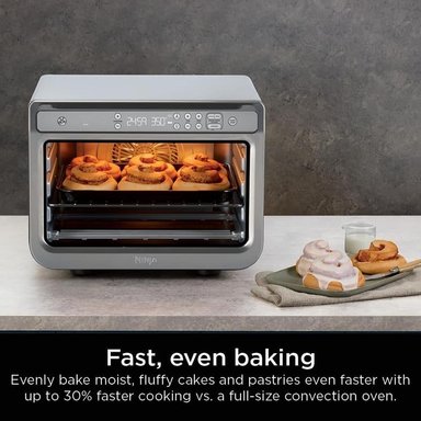 NINJA PRESTIGE XL DT551, HORNO TOSTADOR Y FREIDORA 10 EN 1, 1800 W | ACERO - 4