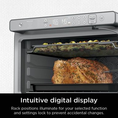 NINJA PRESTIGE XL DT551, HORNO TOSTADOR Y FREIDORA 10 EN 1, 1800 W | ACERO - 5