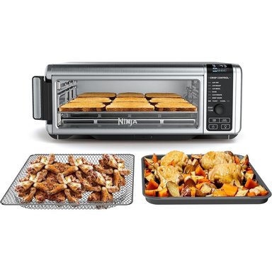 NINJA HORNO DE ENCIMERA DIGITAL AIR FRY SP101 8 EN 1, 60.7 OZ / 1.8 L | PLATEADO - 1