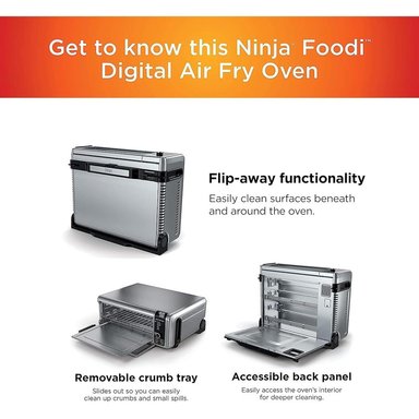 NINJA HORNO DE ENCIMERA DIGITAL AIR FRY SP101 8 EN 1, 60.7 OZ / 1.8 L | PLATEADO - 5